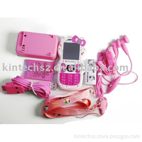 Stock clearance to Hello kitty mobile phone with cheapest pricek88